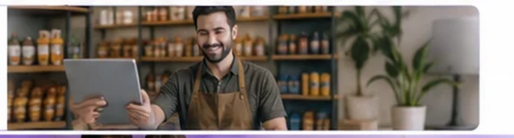 Comerciante administrando pedidos de Zyggo